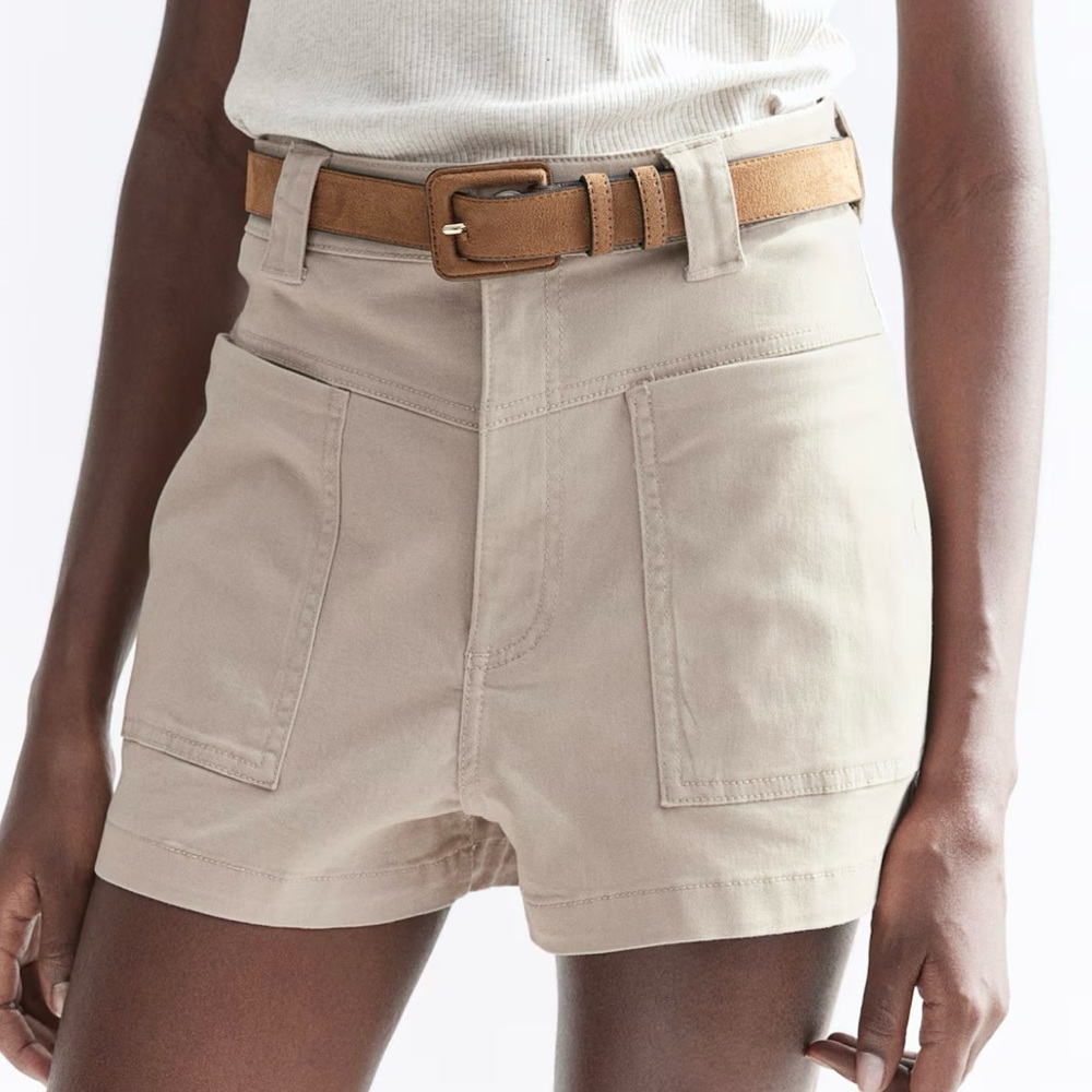 H&M High-Waisted Cargo Shorts